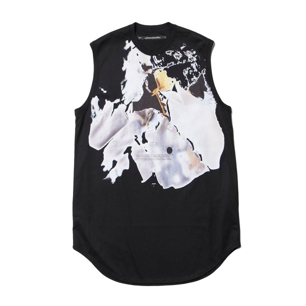 JULIUS 868CPM2 Black / Stan Graphic Sleeve Less Tops